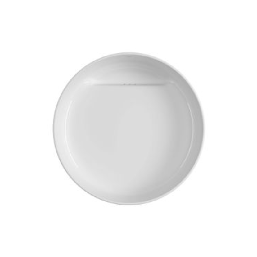 Cuba de Apoio Redonda 40cm com Válvula Oculta Branco Deca Slim L.12040.VO.17