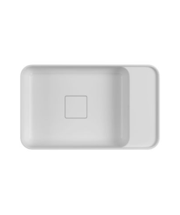 Cuba de Apoio Retangular 50cm Branco Deca Slim L.13050.MD.17