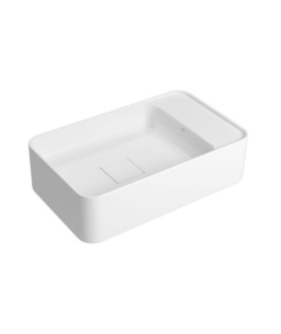 Cuba de Apoio Retangular 50cm Branco Deca Slim L.13050.MD.17