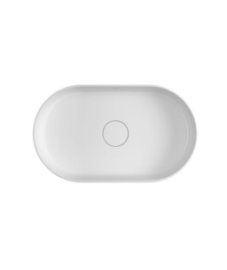Cuba de Apoio Oval 50cm Branco Deca Slim L.14050.17