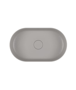 Cuba de Apoio Oval 50cm Soft Antracite Deca Slim L.14050.85