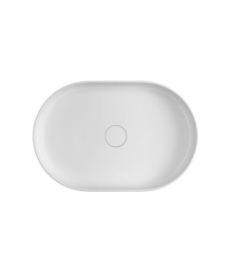 Cuba de Apoio Oval 60cm Branco Deca Slim L.14060.17