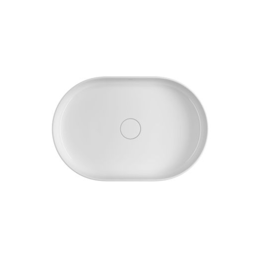 Cuba de Apoio Oval 60cm Branco Deca Slim L.14060.17
