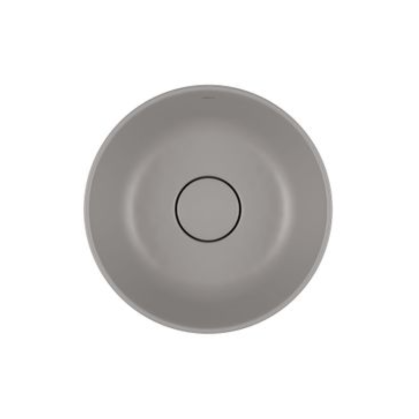 Cuba de Sobrepor Redonda 30cm Soft Antracite Deca Slim L.22030.85