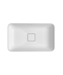 Cuba de Sobrepor Retangular 50cm Branco Deca Slim L.23050.17