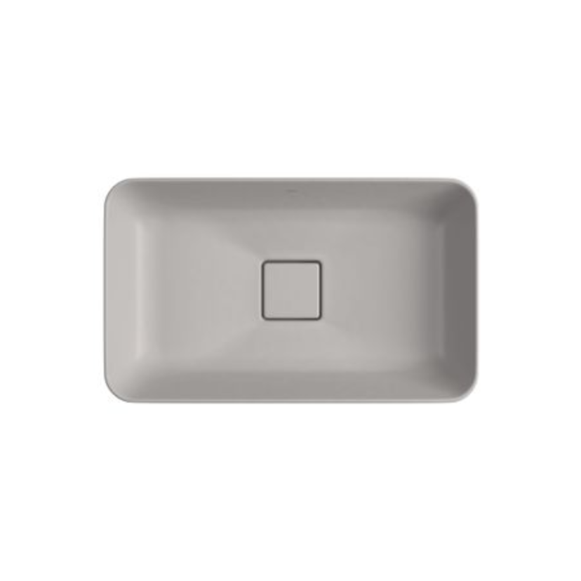 Cuba de Sobrepor Retangular 50cm Soft Antracite Deca Slim L.23050.85