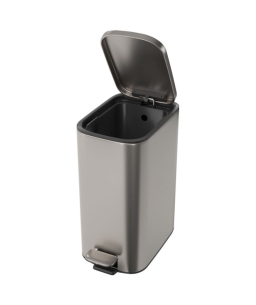 Lixeira Quadrada com Pedal 11,5L Deca Inox 1005.QUA.11.INX