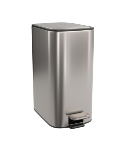 Lixeira Quadrada com Pedal 11,5L Deca Inox 1005.QUA.11.INX