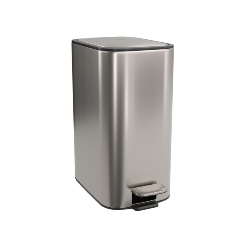 Lixeira Quadrada com Pedal 11,5L Deca Inox 1005.QUA.11.INX