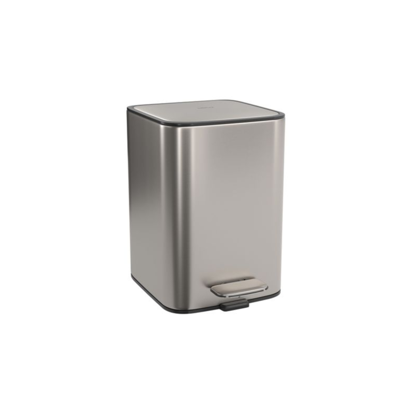 Lixeira Quadrada com Pedal 5L Deca Inox 1005.QUA.5.INX
