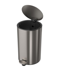 Lixeira Redonda com Pedal 12L Deca Inox 1005.RED.12.INX