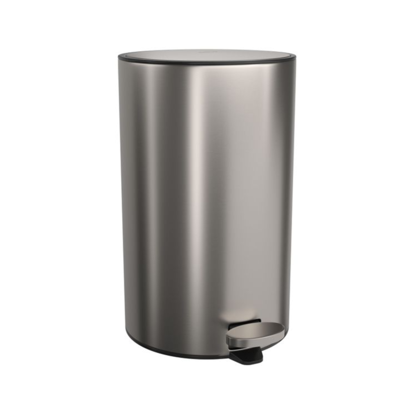 Lixeira Redonda com Pedal 12L Deca Inox 1005.RED.12.INX