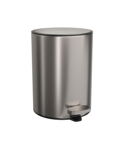 Lixeira Redonda com Pedal 5L Deca Inox 1005.RED.5.INX