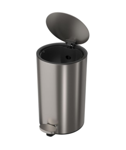 Lixeira Redonda com Pedal 8L Deca Inox 1005.RED.8.INX