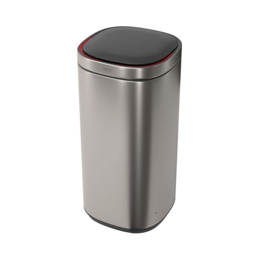 Lixeira com Sensor 30L Deca Inox 1007.QUA.30.INX
