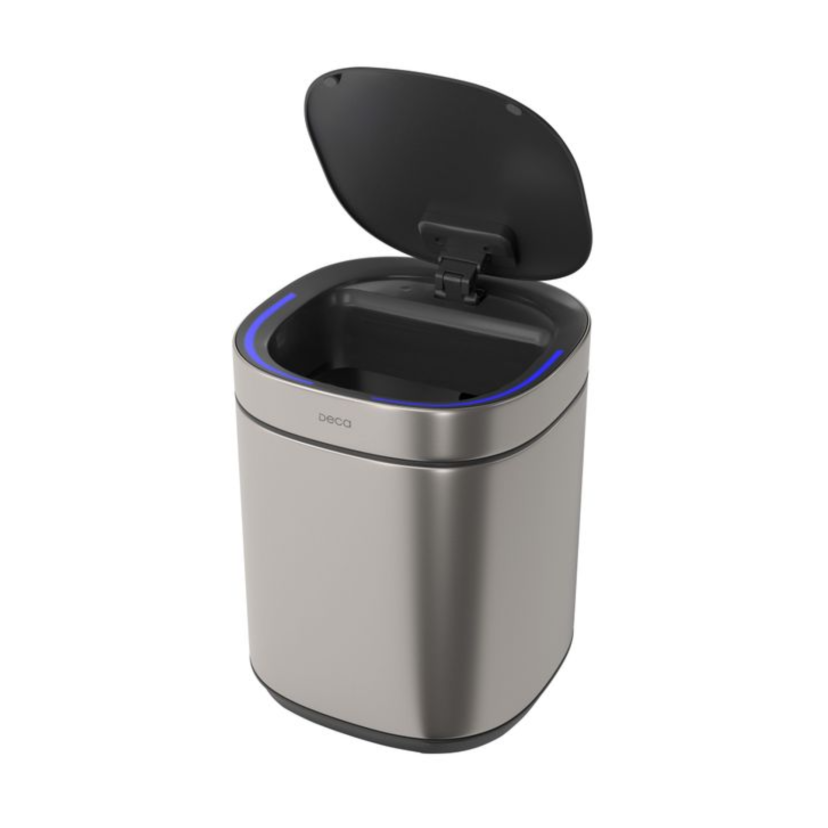 Lixeira com Sensor 8L Deca Inox 1007.QUA.8.INX
