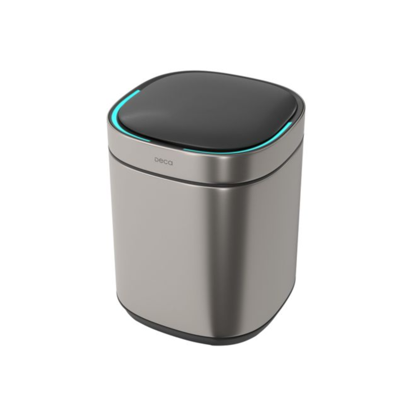 Lixeira com Sensor 8L Deca Inox 1007.QUA.8.INX