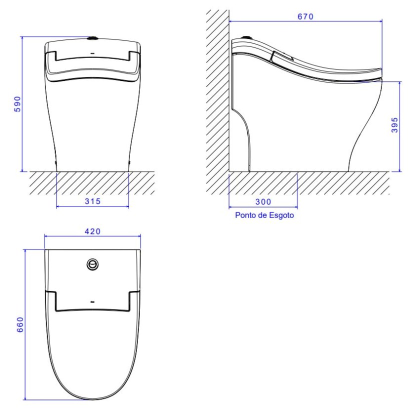 Kit Bacia c/ Caixa Acoplada deca Single Branco KP.420.17