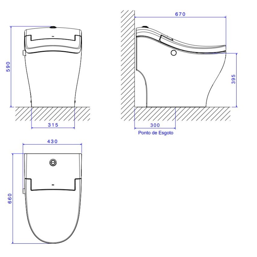 Kit Bacia c/ Caixa Acoplada e Bidê Integrado Deca Single Wash Branco - KP.420.B.17