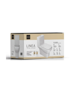 Kit Completo Bacia c/ Caixa Acoplada Branco Linea Total Clean Deca KP.8920.17