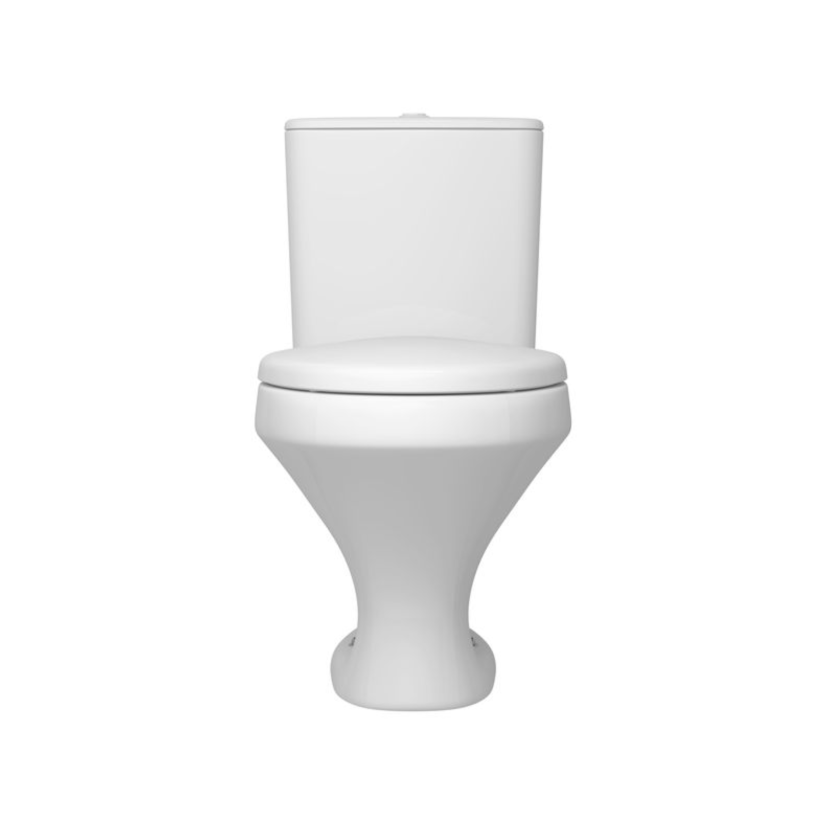 Kit completo Bacia com Caixa Acoplada Monocromática Branco Deca Ravena KP.919.BR.17