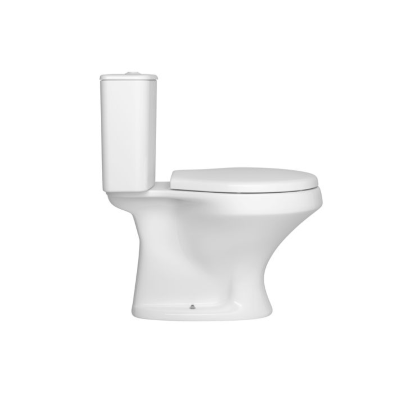 Kit completo Bacia com Caixa Acoplada Monocromática Branco Deca Ravena KP.919.BR.17