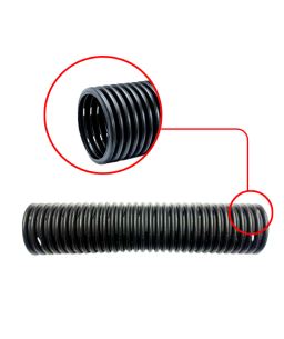 Tubo Dreno Corrugado para Drenagem PEAD 100MM com 50mts Cimflex