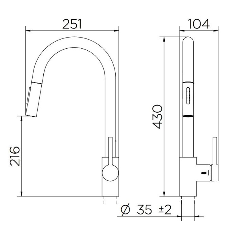 Misturador Monocomando para Cozinha Spice Pro Ônix 90020718156