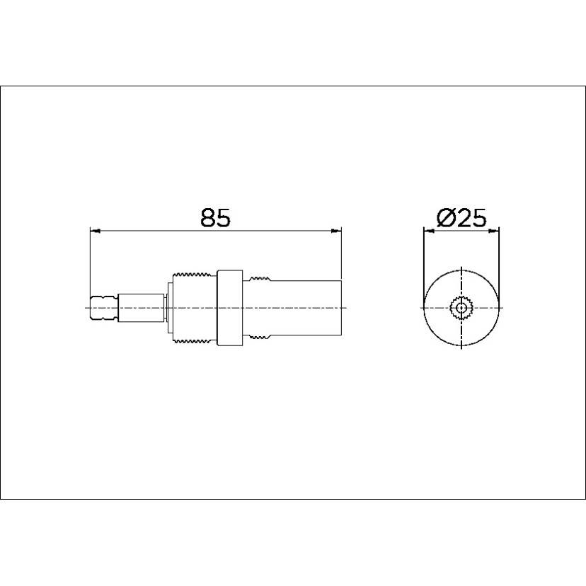 Cartucho DocolBase cerâmico (DBC) 43862 volta 1/2" e 3/4" horário 00326600