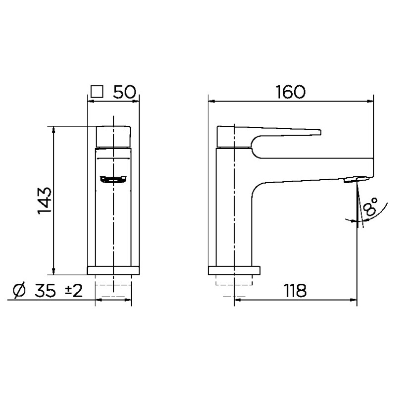 Torneira para banheiro Lift 00871906