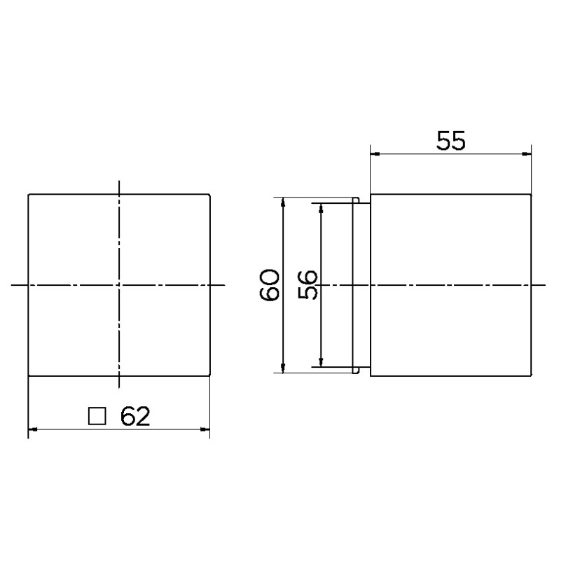 Acabamento para registro DocolBase 3/4" Minima 00919906