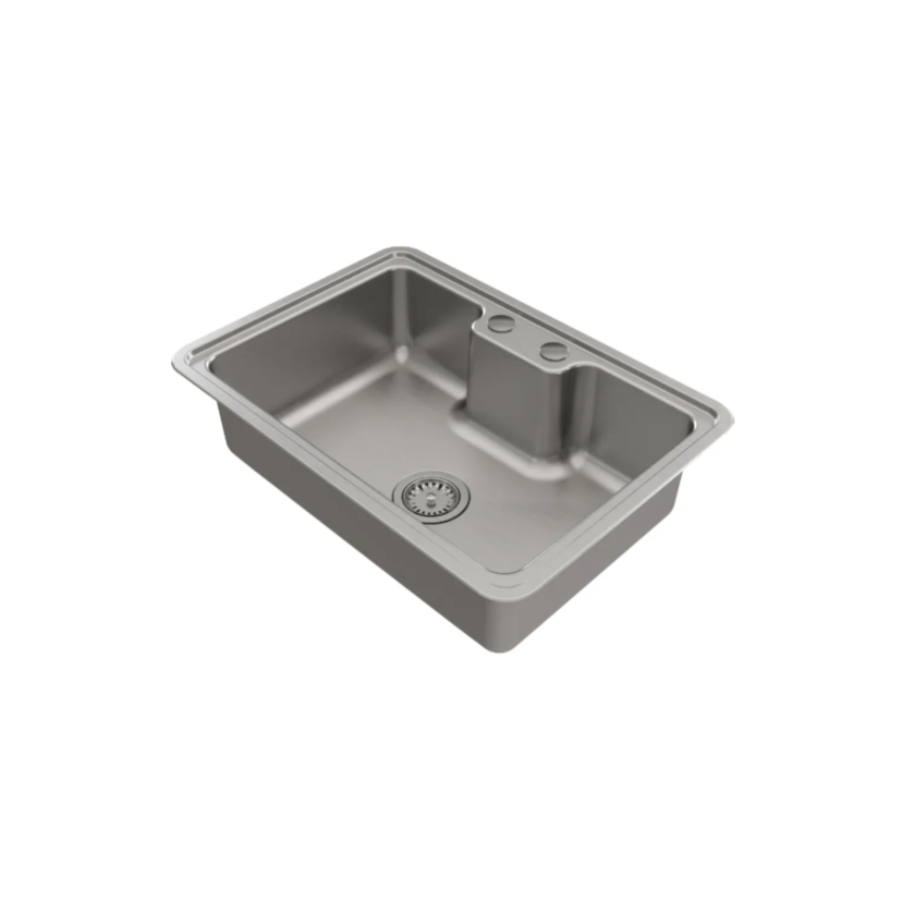 Cuba de Sobrepor/Embutir 64x44 para Cozinha DocolMassima Aço Inox 90016115016