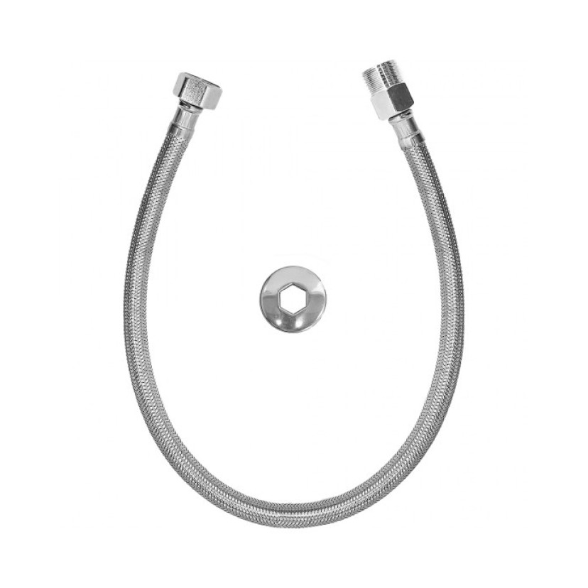 Ligação flexível em aço inox 40cm Esteves