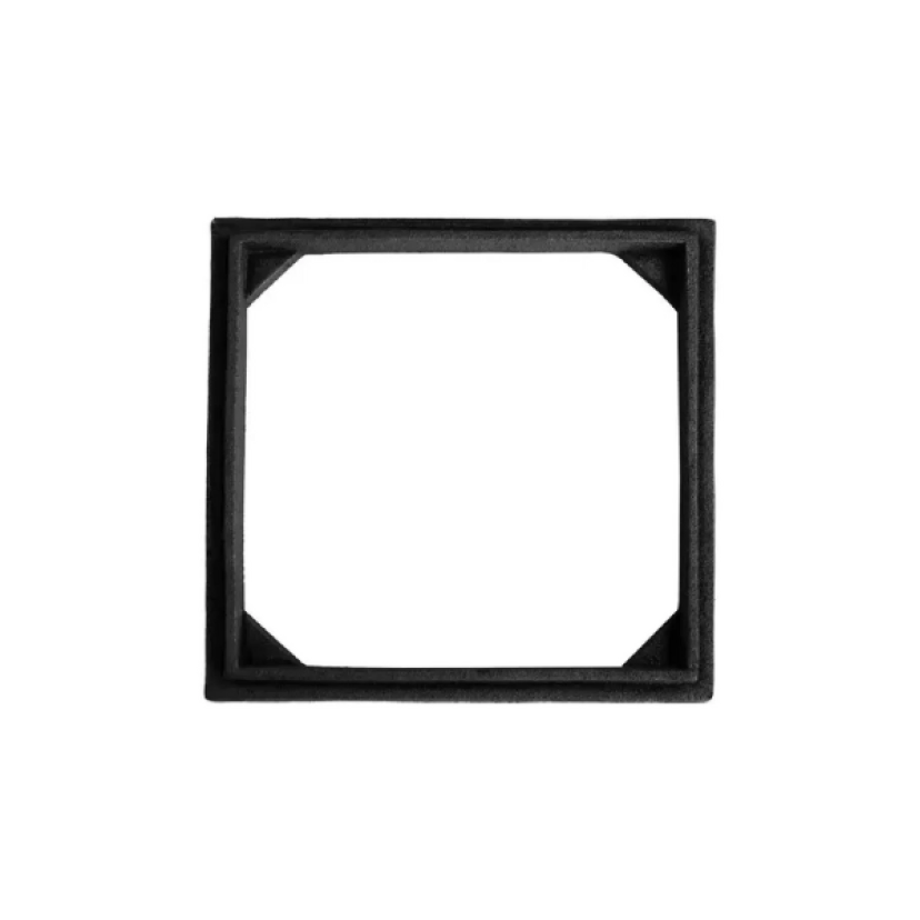 Caixilho para Ralo Quadrado 30x30cm de Ferro Fundido