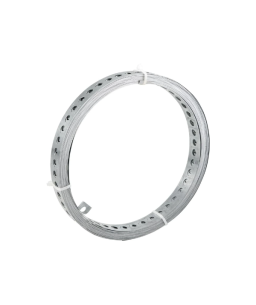 Fita Perfurada de Aço Carbono 19mm X 0,40mm X 10 metros 