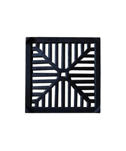 Grelha|Ralo Quadrado 25x25cm de Ferro Fundido