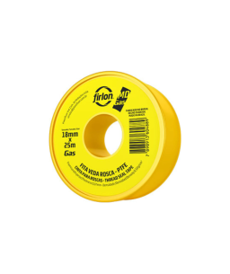 Fita Veda Rosca Gas 18mm x  25m Firlon 101562