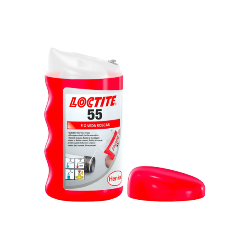 Fio Veda Rosca Loctite 55 com 160 metros Henkel