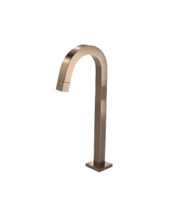 Torneira Lavatorio Mesa Bica Alta Tube Corten Matte 1198.CT.TUB.MT