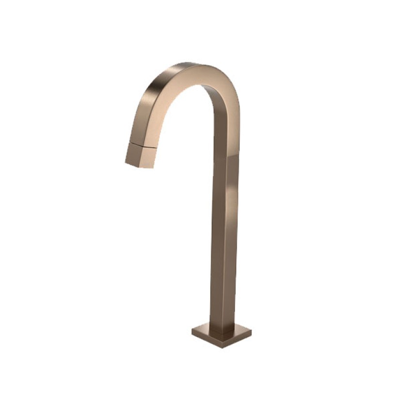 Torneira Lavatorio Mesa Bica Alta Tube Corten Matte 1198.CT.TUB.MT