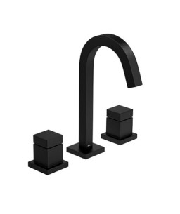 Misturador Black Matte Lavatório Deca Mesa Cubo 1877.BL86.MT