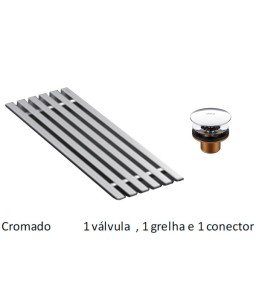 Kit com válvulas, grelha e conector para cuba L.131/1044 Deca 2013.C