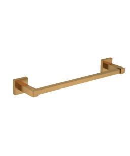 Porta Toalha 30CM Quadratta Gold  Matte Deca 2040.GL83.030.MT