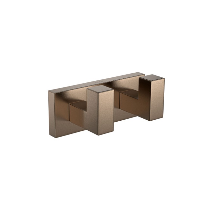 Cabide Duplo Quadratta Deca Corten Matte 2062.CT83.MT