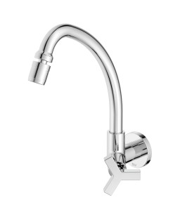 Torneira Para Cozinha De Parede Bica Móvel Com Arejador Articulado Up B5012CLCRB