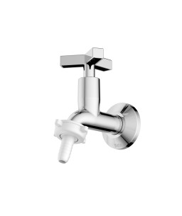 Torneira Para Tanque E Jardim De Parede Com Bico União Plástico Up B5015CLCRB