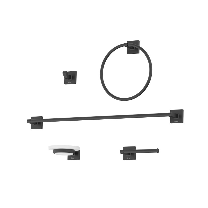 Kit De Acessórios 5 Peças Up Preto Matte B5031CL0R0