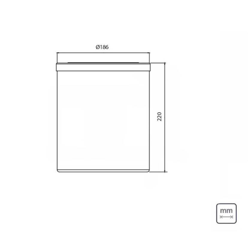 Lixeira Branca e Inox Polido Basculante 94540/026 