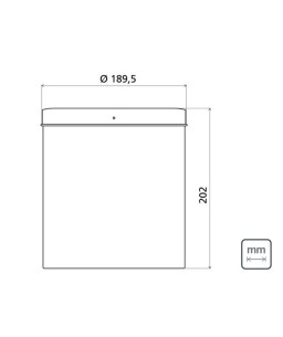 Lixeira Inox Acetinado com Tampa Basculante 5L 94542/105