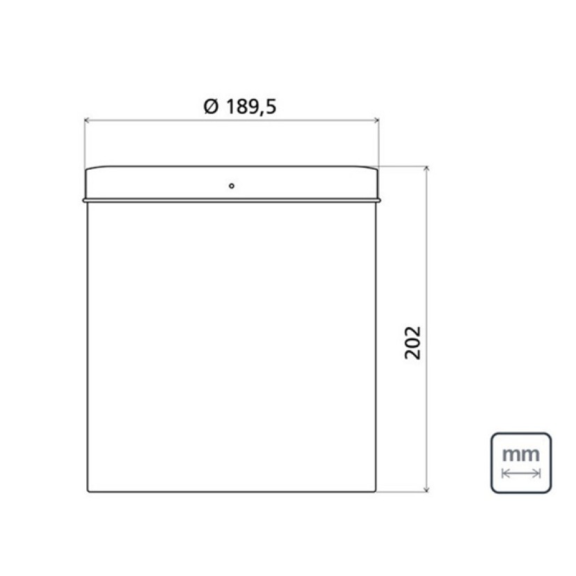 Lixeira Inox Polido Basculante 5L 94542/105